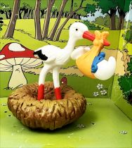 Les Schtroumpfs - Schleich - 40248 Cigogne avec bébé Schtroumpf 