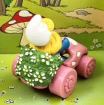 Les Schtroumpfs - Schleich - 40265 Schtroumpfette avec Voiture Rose