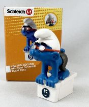 Les Schtroumpfs - Schleich - 40266 Equipe Olympique Belge 2012 (Nageur)