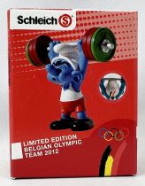 Les Schtroumpfs - Schleich - 40267 Equipe Olympique Belge 2012 (Haltérophile)