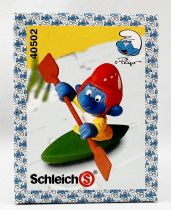 Les Schtroumpfs - Schleich - 40502 Schtroumpf kayakiste (Boite New Look)