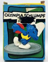 Les Schtroumpfs - Schleich - 40503 Schtroumpfiades lanceur de disque (neuf en boite)