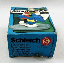 Les Schtroumpfs - Schleich - 40503 Schtroumpfiades lanceur de disque (neuf en boite)