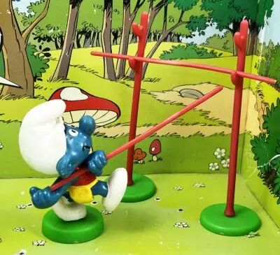 Les Schtroumpfs - Schleich - 40506 Saut � la Perche