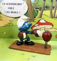 Les Schtroumpfs - Schleich - 40508 Schtroumpf boxeur (short sans rayures)