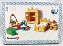 Les Schtroumpfs - Schleich - 40602 La chambre de la Schtroumpfette (Boite New Look) 