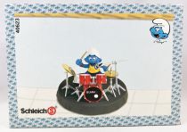 Les Schtroumpfs - Schleich - 40621 Le Batteur (Boite New Look)