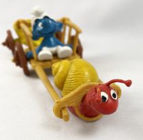 Les Schtroumpfs - Schleich - 40622 Escargot Chariot Coffret Deluxe (occasion)