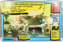 Les Schtroumpfs - Schleich - 41000 La Souche (Paysage/Display) \ Baumstumpf\ 