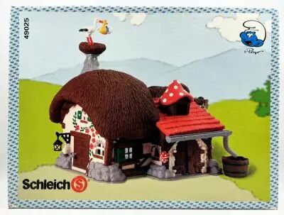 Les Schtroumpfs - Schleich - 49025 La Ferme Schtroumpf (Boite New Look)