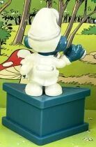 Les Schtroumpfs - Schleich / Wallace Berrie Co. - 20037 Schtroumpf docteur (socle bleu)