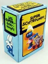 Les Schtroumpfs - Schleich (MAFI) - 40227 Schtroumpfette avec Caddy (Neuf en Boite)