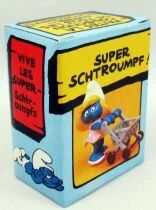 Les Schtroumpfs - Schleich (MAFI) - 40227 Schtroumpfette avec Caddy (Neuf en Boite)