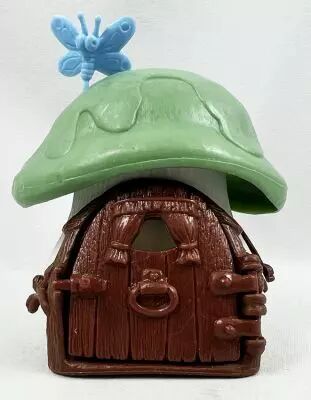 Les Schtroumpfs - Schleich Petite Maison Blanche avec Toit Vert et Papillon( occasion)