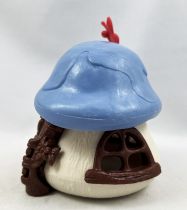 Les Schtroumpfs - Schleich Petite Maison Blanche Toit Bleu et Papillon (occasion)