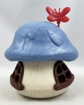 Les Schtroumpfs - Schleich Petite Maison Blanche Toit Bleu et Papillon (occasion)