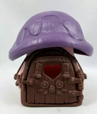 Les Schtroumpfs - Schleich Petite Maison Rose Toit Mauve (occasion)