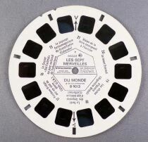Les Sept Merveilles - 3 Disques View-Master 3D sans Pochette R&eacute;f. B 901-F