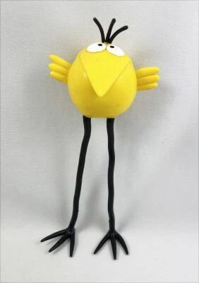 Les Shadoks - Figurine Plastoy - Shadok flexible jaune