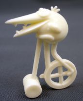 Les Shadoks - Figurine Premium Buitoni - Shadok sur monocycle blanc