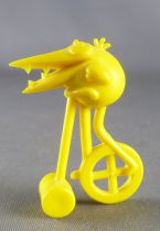Les Shadoks - Figurine Premium Buitoni - Shadok sur monocycle jaune