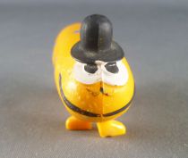 Les Shadoks - Jim Figure - Gibi with 4 legs (yellow orange with blue flowers)
