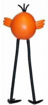Les Shadoks - Plastoy Figure - Shadok Bendable (orange )