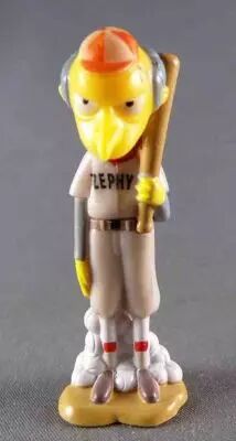 Les Simpsons - Figurine Kinder S�rie 2 UN159 - Mr Burns Baseball