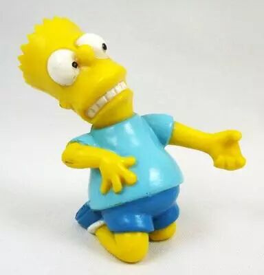 Les Simpsons - Figurine PVC - Bart Air Guitar - Bully TCFFC 1990