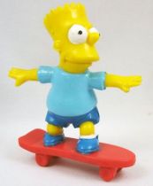 Les Simpsons - Figurine PVC - Bart Shate Board - Bully TCFFC 1990