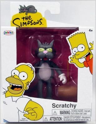 Les Simpsons - Jakks Pacific - Figurine 6cm Scratchy