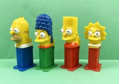 Les Simpsons - Mini-Distributeur PEZ - Homer, Marge, Bart, Lisa & Maggie
