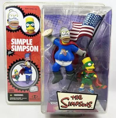 Les Simpsons - Tarteman, le Vengeur Masqu� \'\'Pieman & the Cupcake Kid\'\' - McFarlane