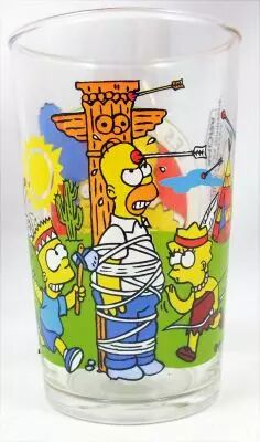 Les Simpsons - Verre � moutarde Amora - Les petits indiens