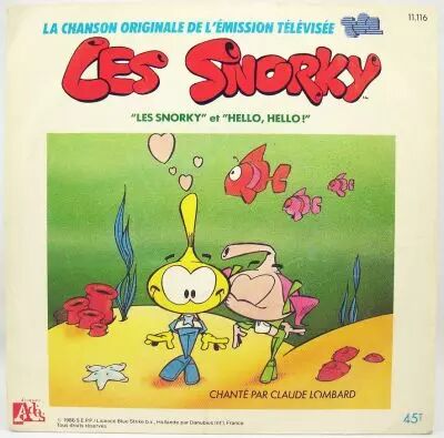 Snorky - Disque 45T- G�n�rique s�rie TV - Disque Ades 1986