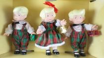 Les Triplés - Corolle Dolls 20 cm 8\  - Christmas Set Mint in Box