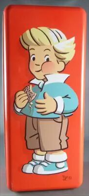 Les Tripl�s - Delacre Tin Cookie Box (Rectangular)