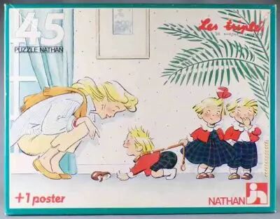 Les Tripl�s - Nathan 588320 - Puzzle 45 Pi�ces Les Trois Petits Coquins