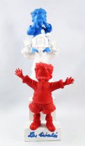 Les Triplés - Statuette en résine 27cm tricolore