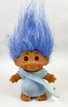Les Trolls - Figurine Plastique 15cm (Thomas Dam) - Troll cheveux bleu