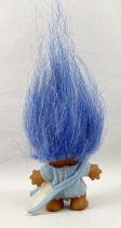 Les Trolls - Figurine Plastique 15cm (Thomas Dam) - Troll cheveux bleu