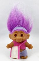 Les Trolls - Figurine Plastique 15cm (Thomas Dam) - Troll cheveux rose