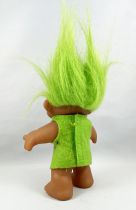 Les Trolls - Figurine Plastique 20cm (Thomas Dam) 1984 - Troll Vert Fluo