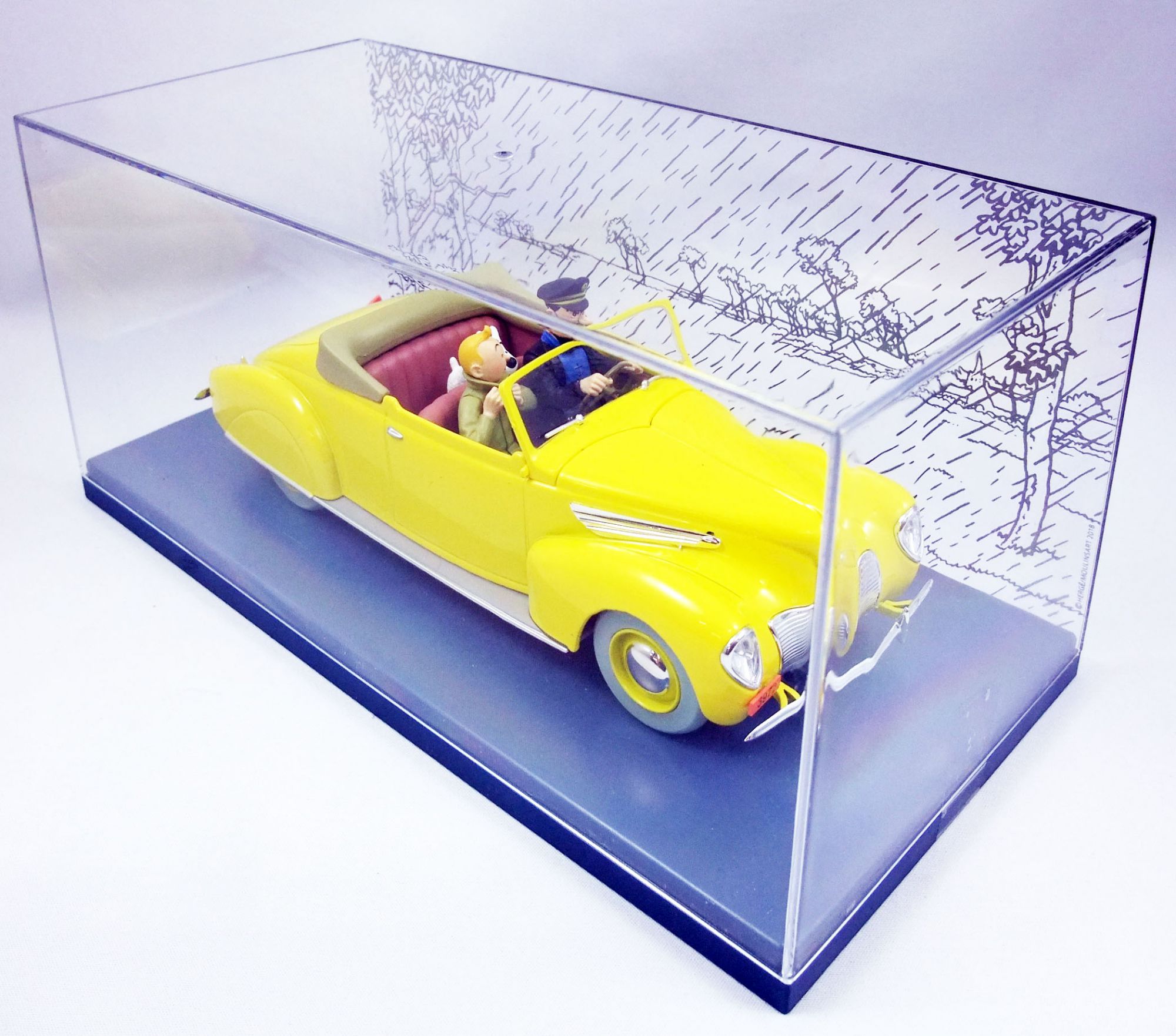 Véhicule Moulinsart Tintin - La voiture de Mitsuhirato (Echelle 1/24)