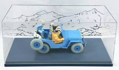 Les Voitures de Tintin (Echelle 1:24) - Hachette - N�04 La Jeep Bleue (Objectif Lune)