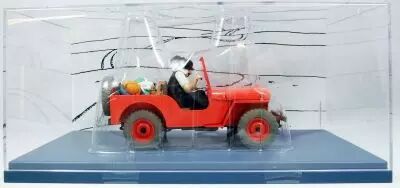 Les Voitures de Tintin (Echelle 1:24) - Hachette - N�06 La Jeep Rouge (Tintin au Pays de l\'Or Noir)