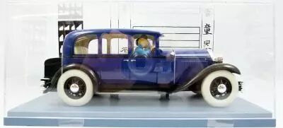 Les Voitures de Tintin (Echelle 1:24) - Hachette - N�15 La Voiture pour Nanking (Le Lotus Bleu)