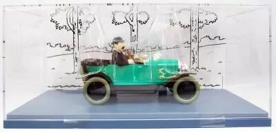 Les Voitures de Tintin (Echelle 1:24) - Hachette - N�27 La 5CV Tr�fle des Dupondt (Tintin au Pays de l\'Or Noir)