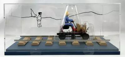 Les Voitures de Tintin (Echelle 1:24) - Hachette - N�59 La Draisine � Moteur (Tintin au pays des Soviets)