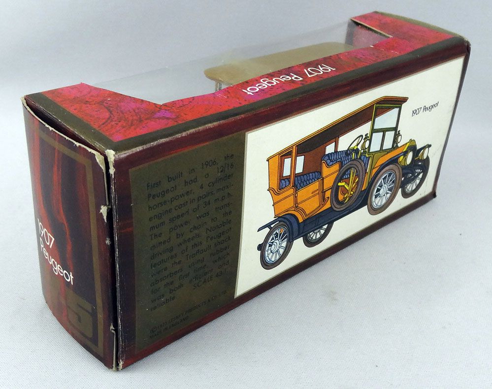 Matchbox 1907 peugeot shop